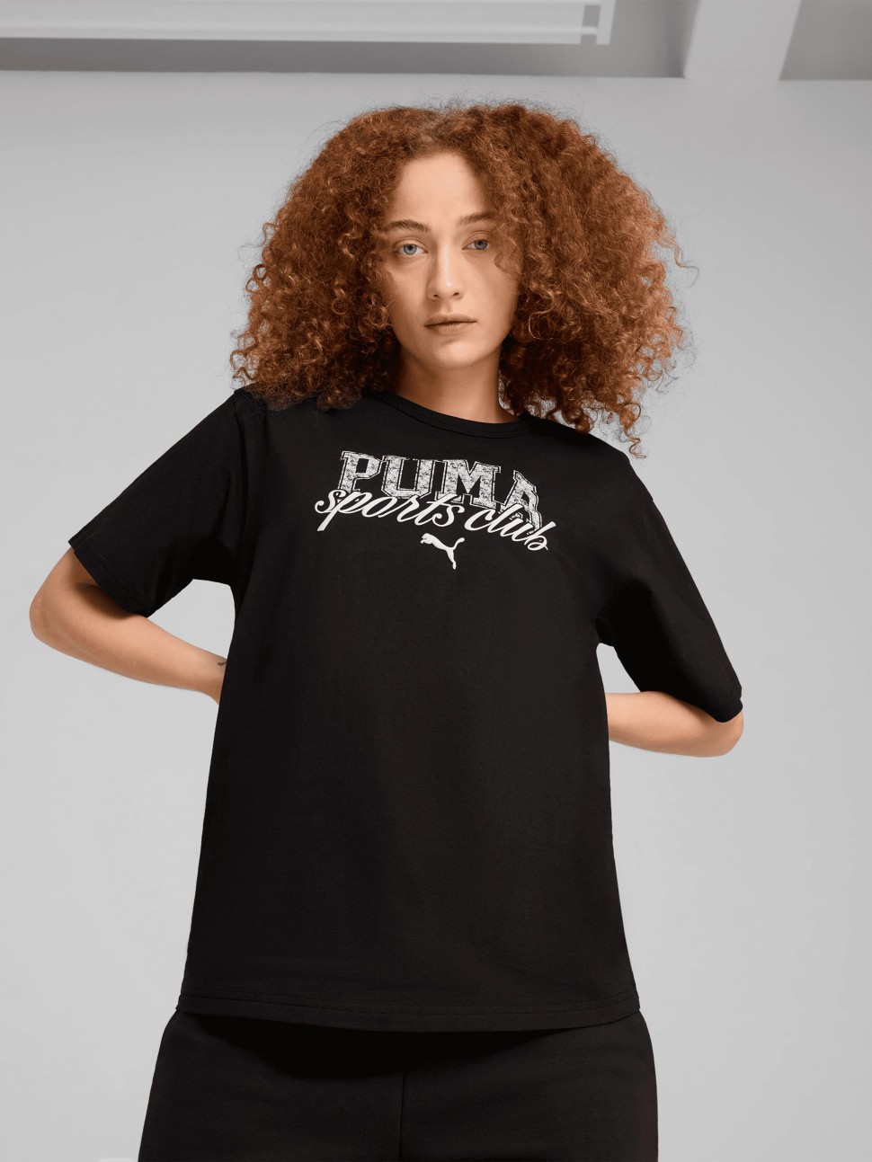 Футболка жіноча Puma CLASS Relaxed Tee чорна 68503101 — фото 2