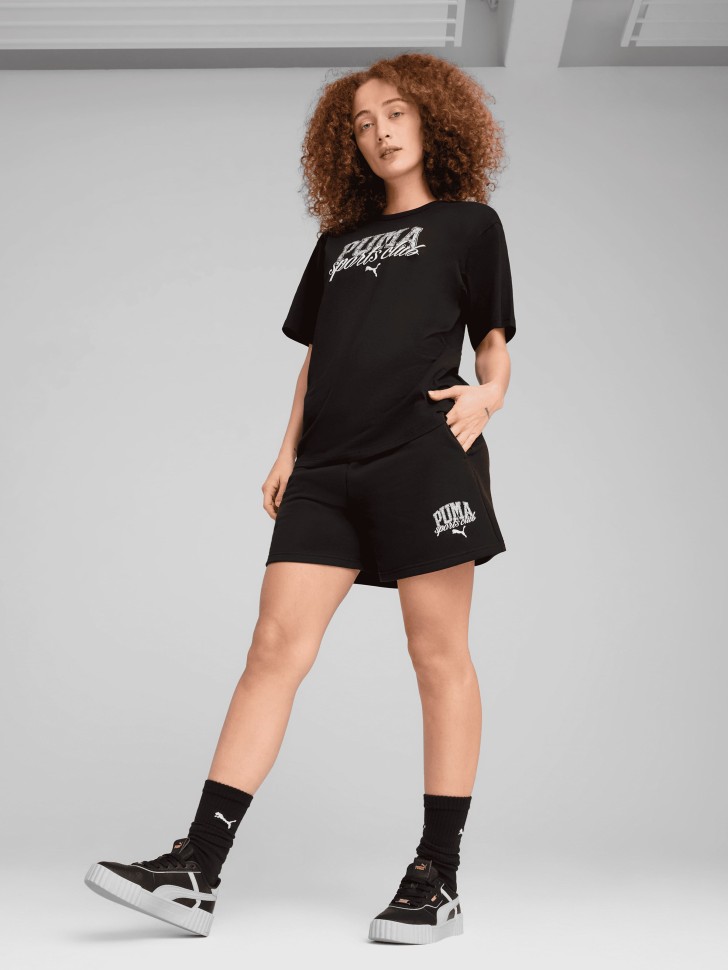 Футболка женская Puma PUMA CLASS Relaxed Tee черная 68503101 изображение 4