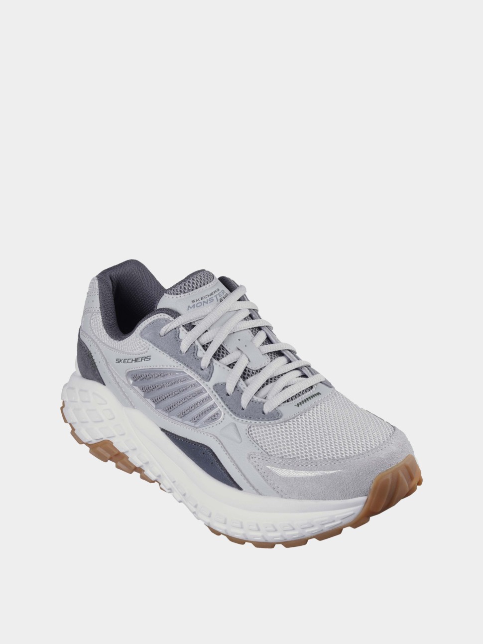 Кросівки чоловічі Skechers Monster Evo сірі 232744 GYCC — фото 4