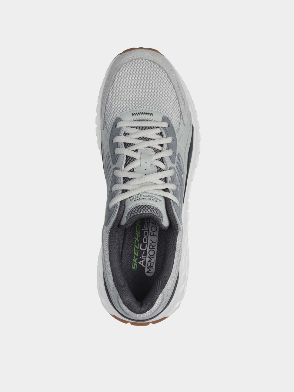 Кросівки чоловічі Skechers Monster Evo сірі 232744 GYCC — фото 5