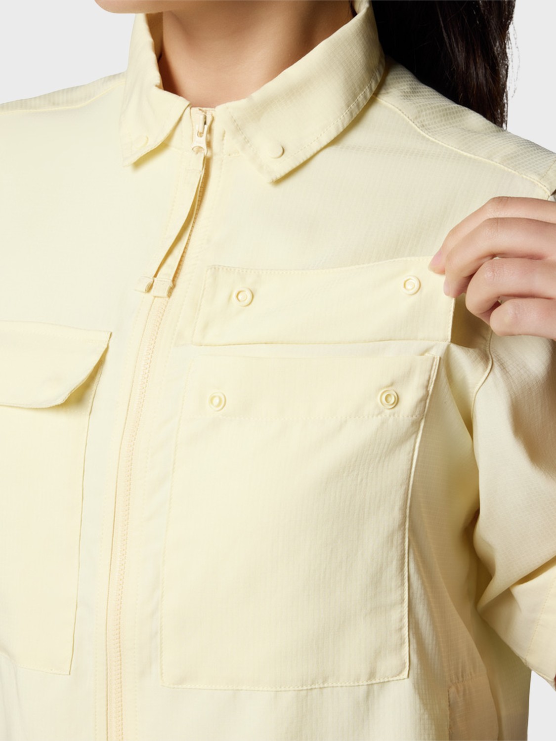 Рубашка женская Columbia Elevated View™ Utility SS желтая 2118731-758 изображение 5