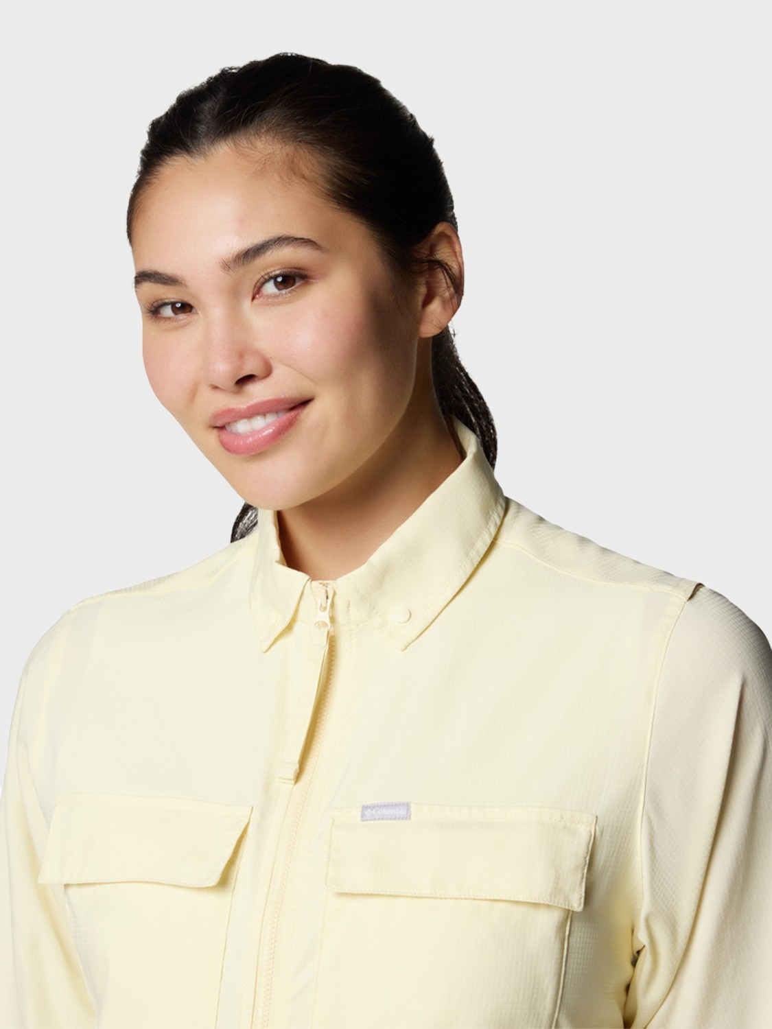 Рубашка женская Columbia Elevated View™ Utility SS желтая 2118731-758 изображение 6