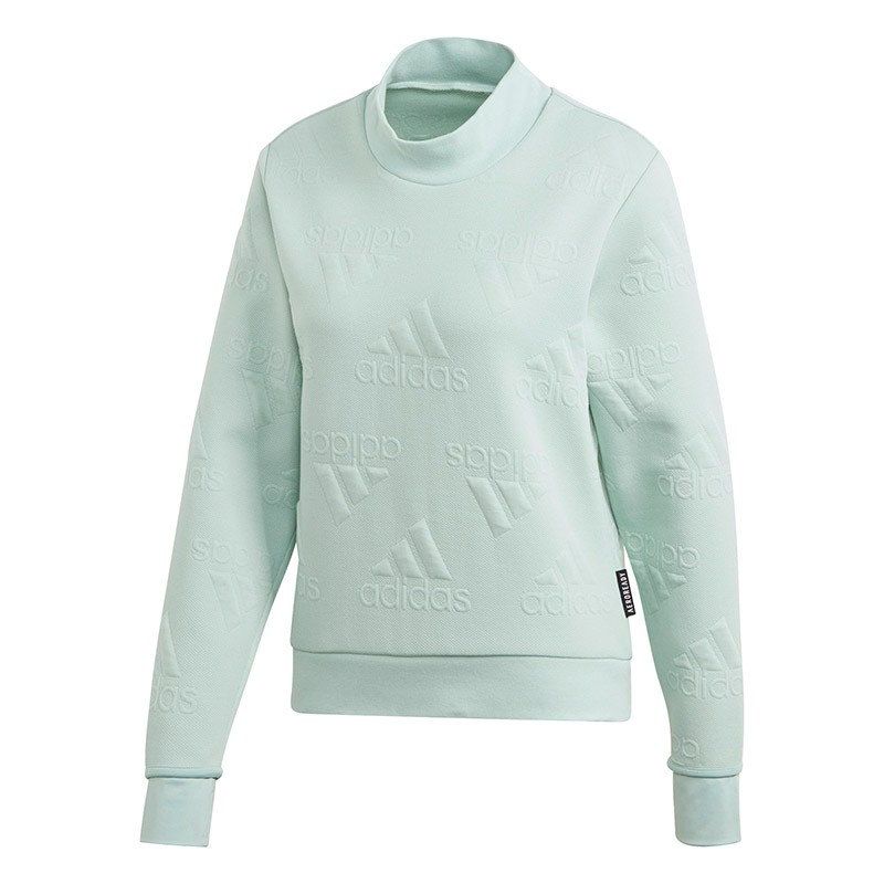Толстовка жіноча Adidas Aeroready Logo блакитна FR5118  изображение 1