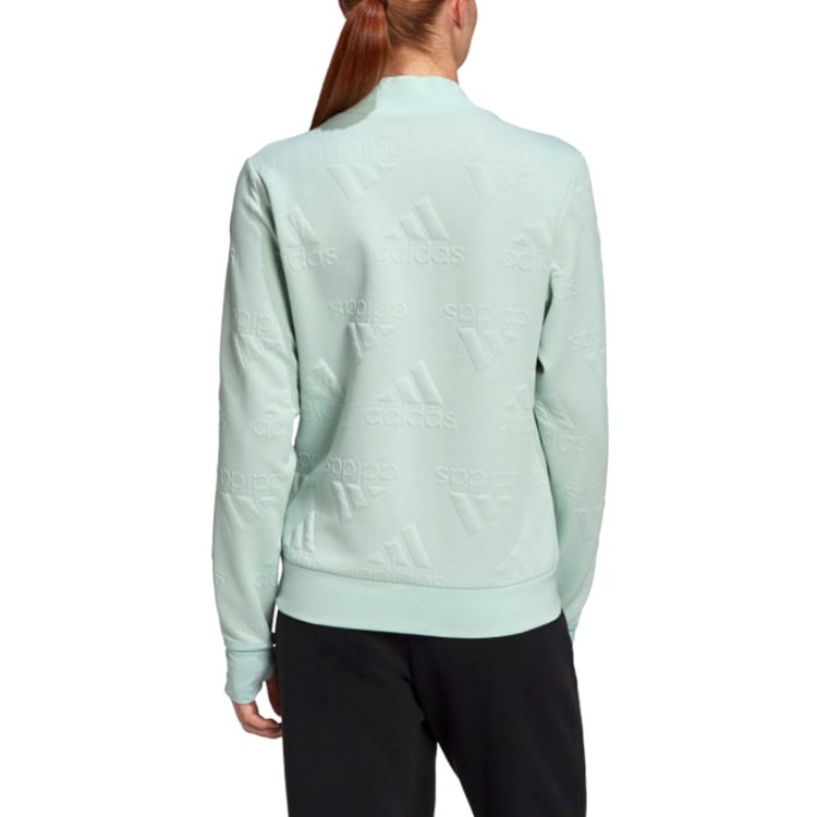 Толстовка жіноча Adidas Aeroready Logo блакитна FR5118  изображение 3