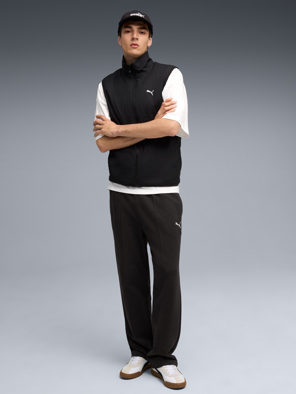 Жилет чоловічий Puma Reversible Sherpa Vest чорний 68837201 — фото 4