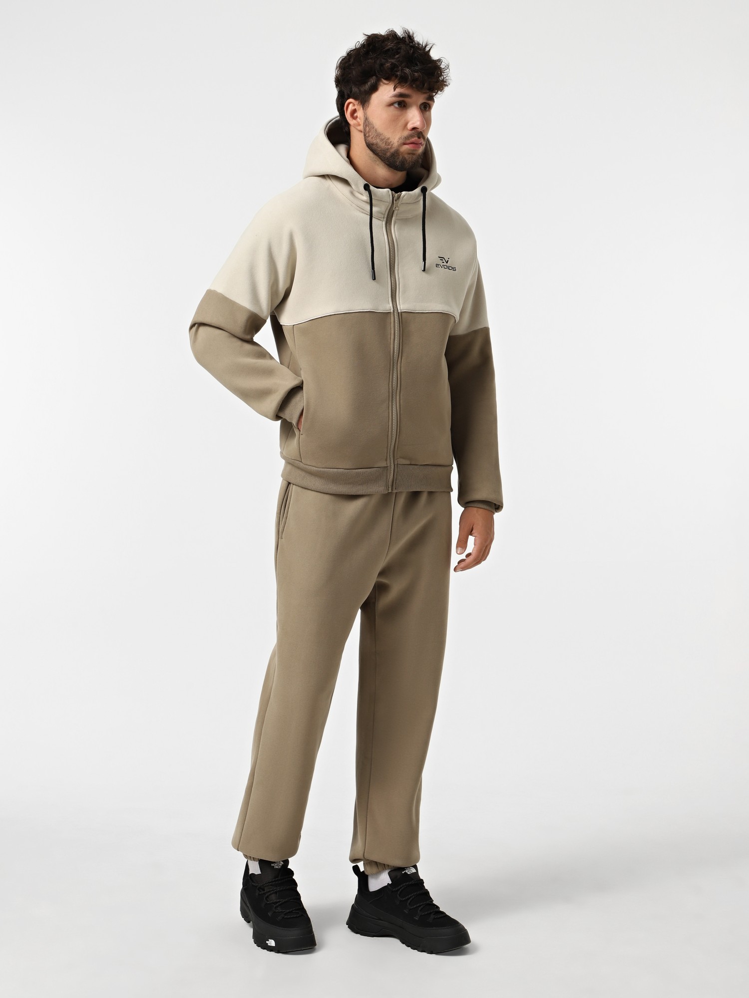 Толстовка чоловіча Evoids Clover коричнева 552563-200 изображение 5