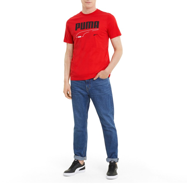Футболка чоловіча Puma Rebel Tee червона 58573811  изображение 5