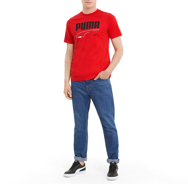 Футболка чоловіча Puma Rebel Tee червона 58573811  изображение 5
