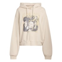 Толстовка жіноча Adidas BUFFY HOODIE кремова JX1274 изображение 1