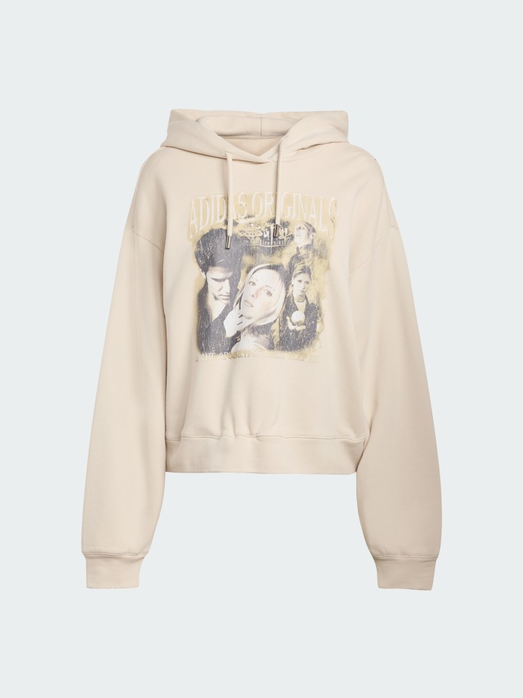 Толстовка жіноча Adidas BUFFY HOODIE кремова JX1274 изображение 2