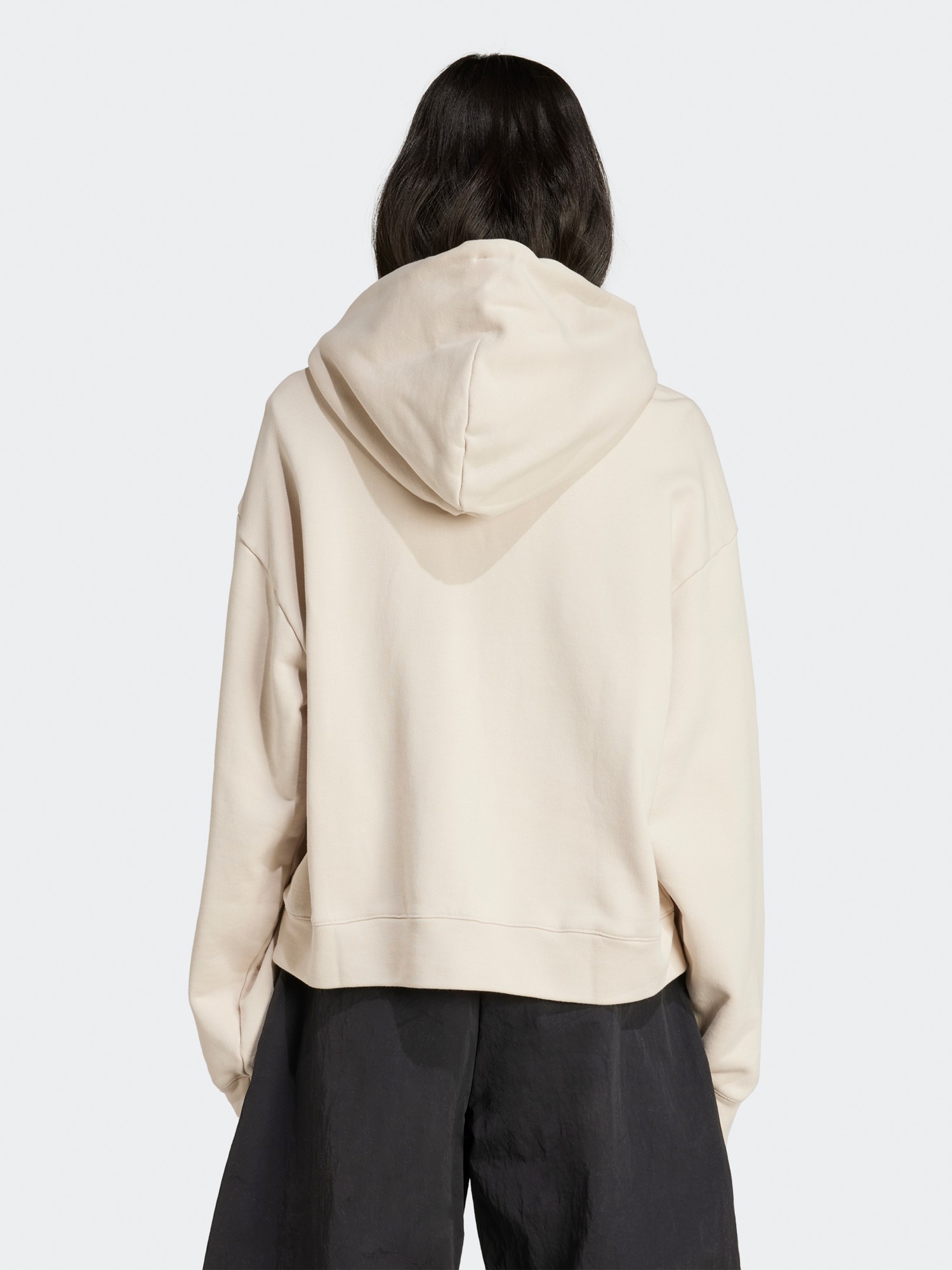 Толстовка жіноча Adidas BUFFY HOODIE бежева JX1274 изображение 4