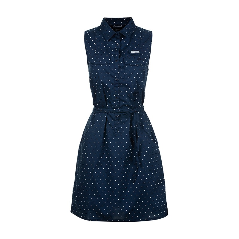 Сукня жіноча Columbia Columbia Bonehead™ Stretch SL Dress синя 1884471-464 — фото 1