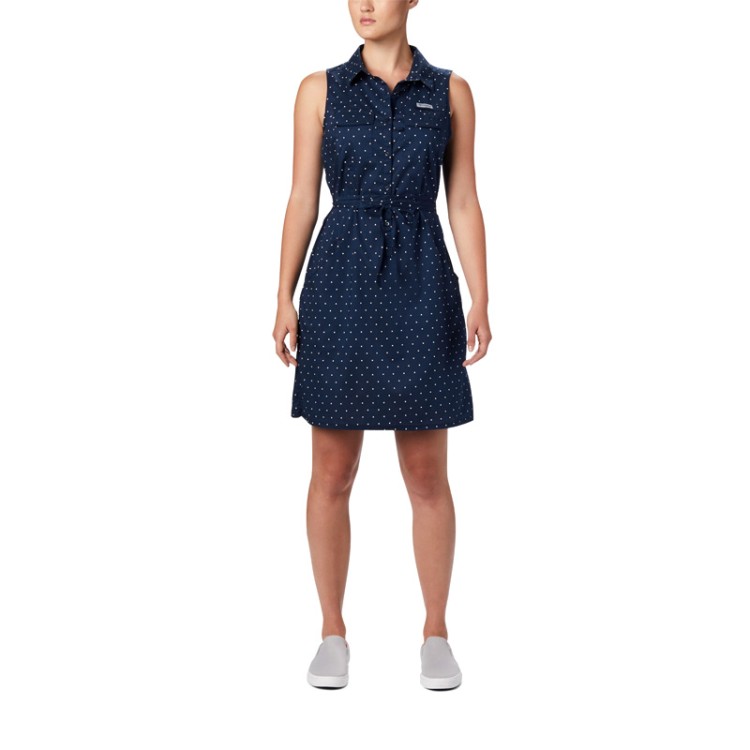 Платье женское Columbia Bonehead™ Stretch SL Dress синее 1884471-464 изображение 2