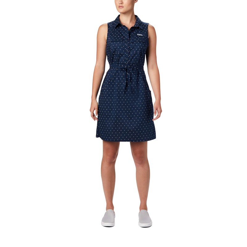 Сукня жіноча Columbia Columbia Bonehead™ Stretch SL Dress синя 1884471-464 — фото 2