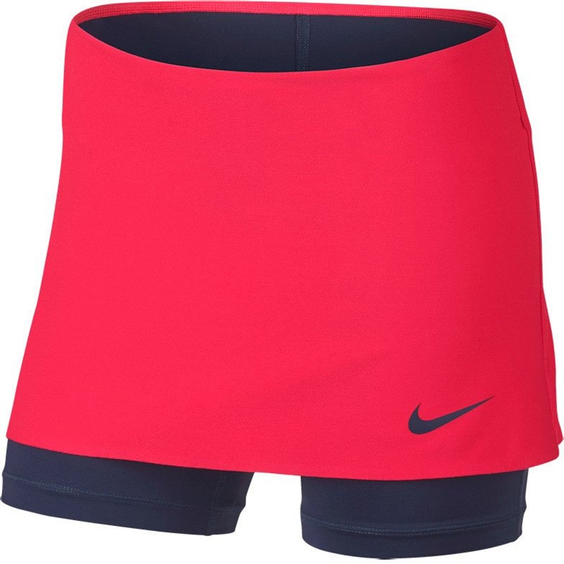 Юбка детская Nike GIRLS POWER TENNIS SKIRT красная 859934-653 — фото 1