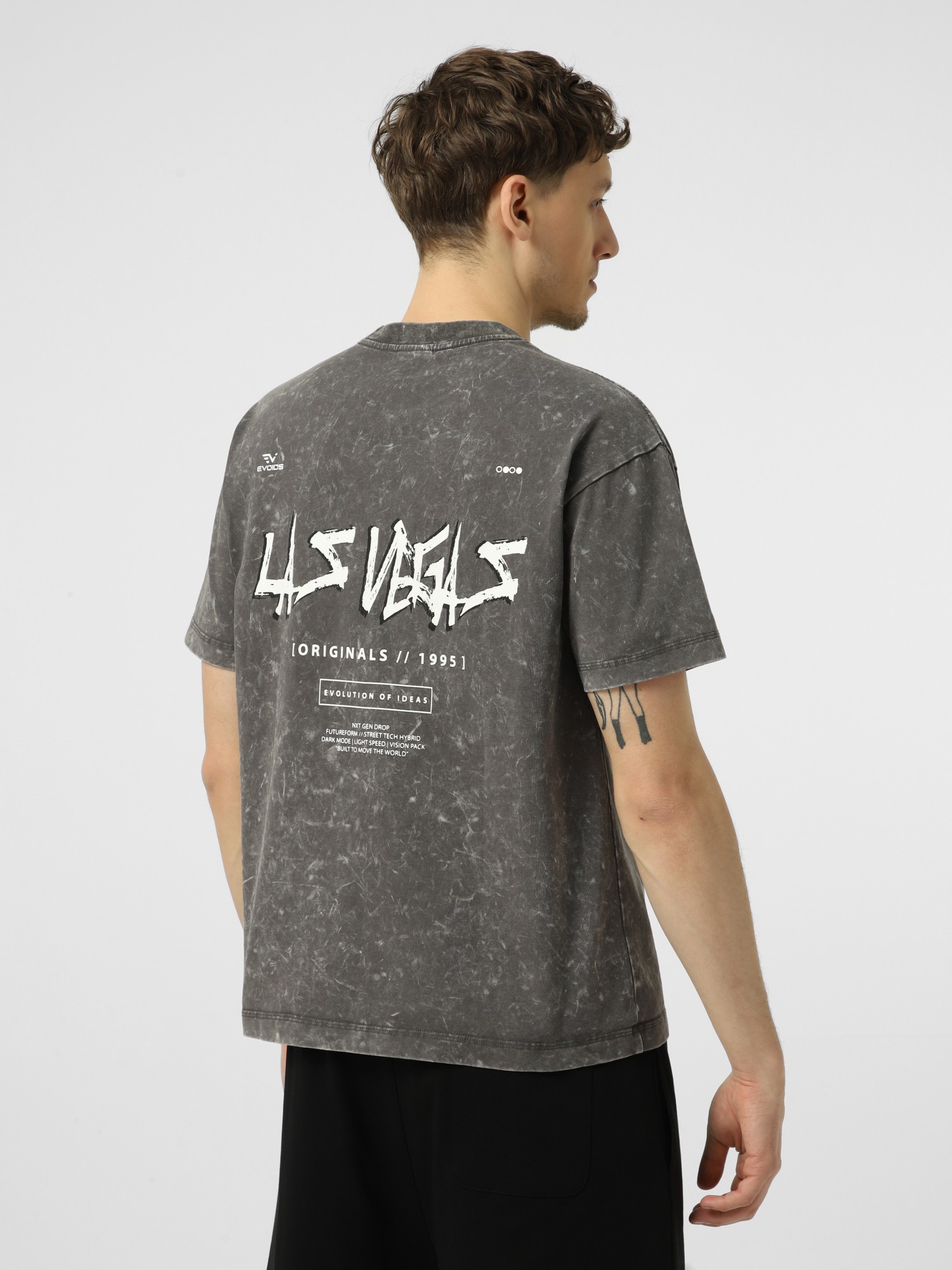 Футболка чоловіча Evoids Korra темно-сіра 622602-020 изображение 3