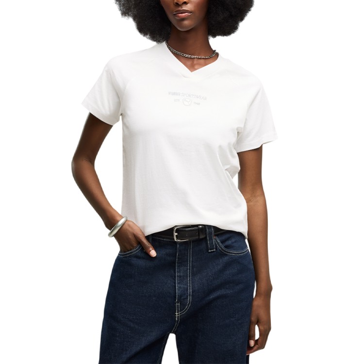 Футболка женская Puma CLASS Standard Tee белая 69401002 изображение 1