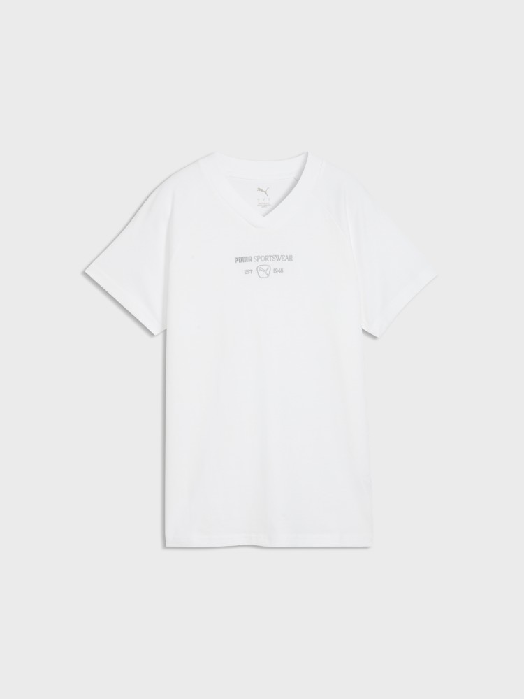 Футболка женская Puma CLASS Standard Tee белая 69401002 изображение 5