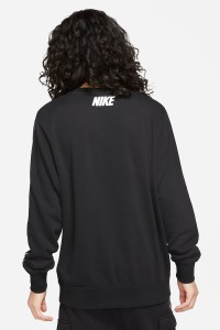 Толстовка чоловіча Nike M Nsw Repeat Flc Crew Bb чорна DM4679-010  изображение 5