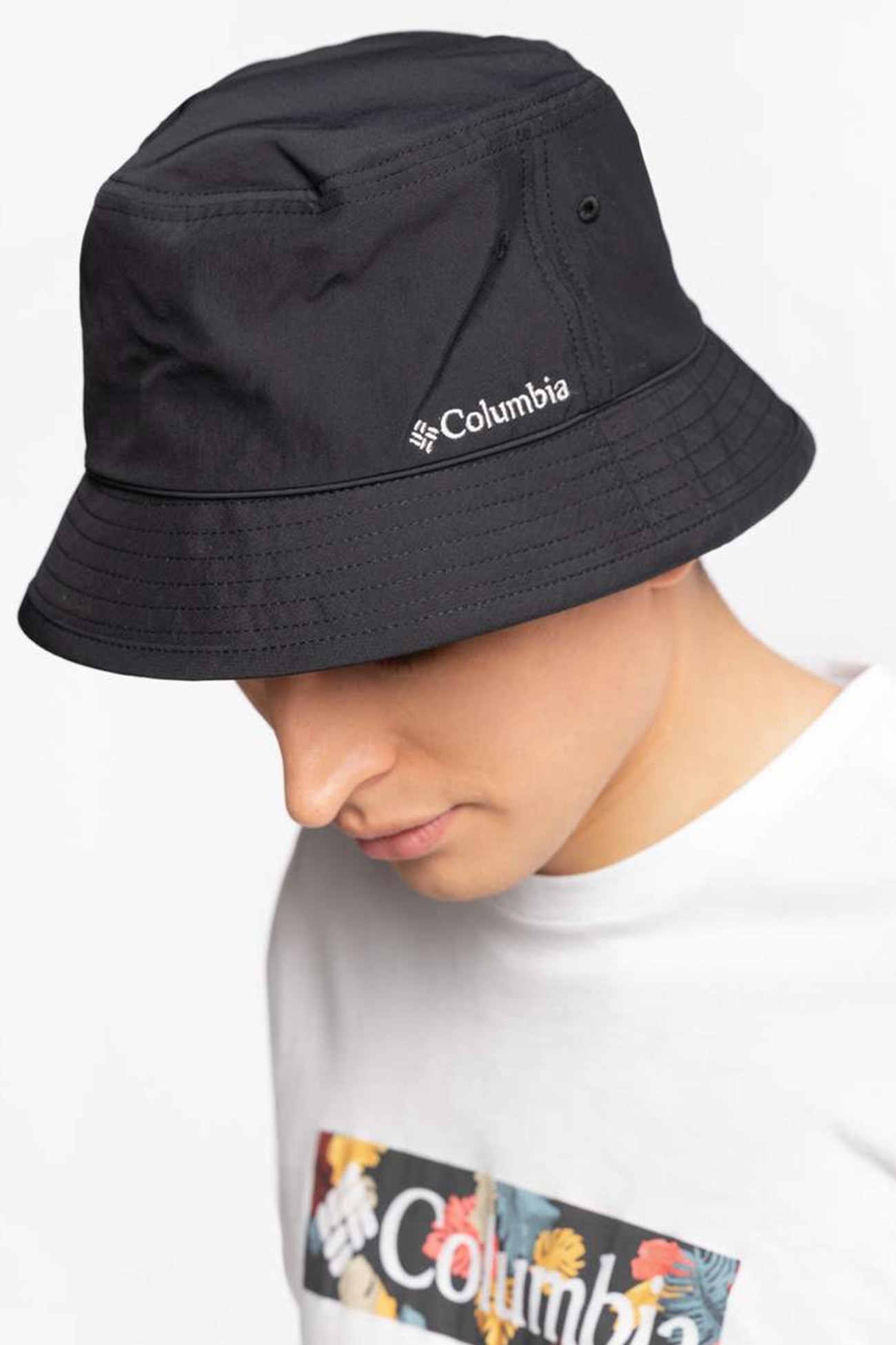 Панама Columbia Pineountain™ Bucket Hat черная 1714881-012 изображение 3