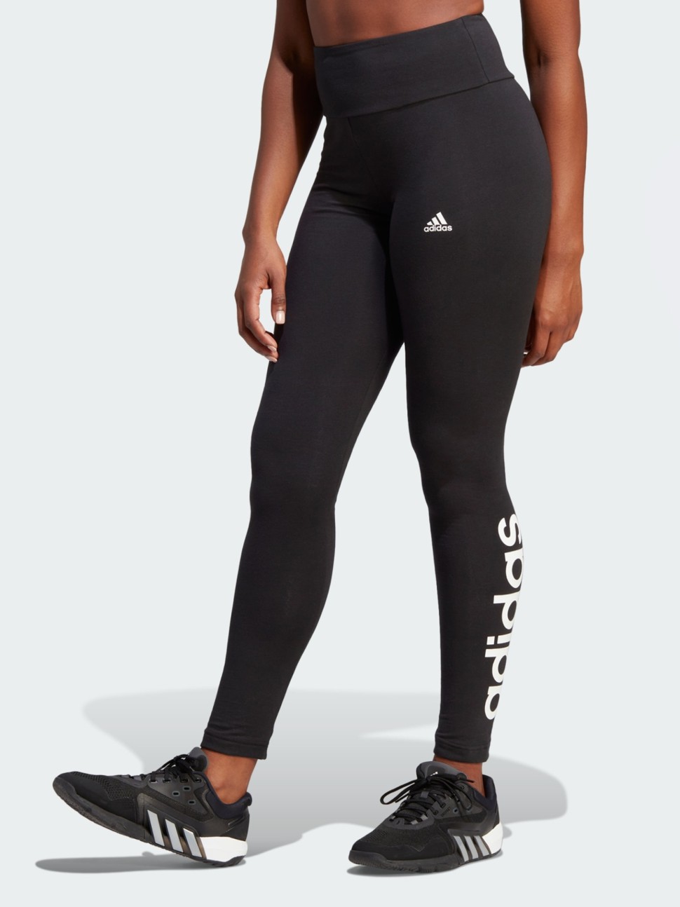 Легінси жіночі Adidas W Lin Leg чорні GL0633 — фото 2