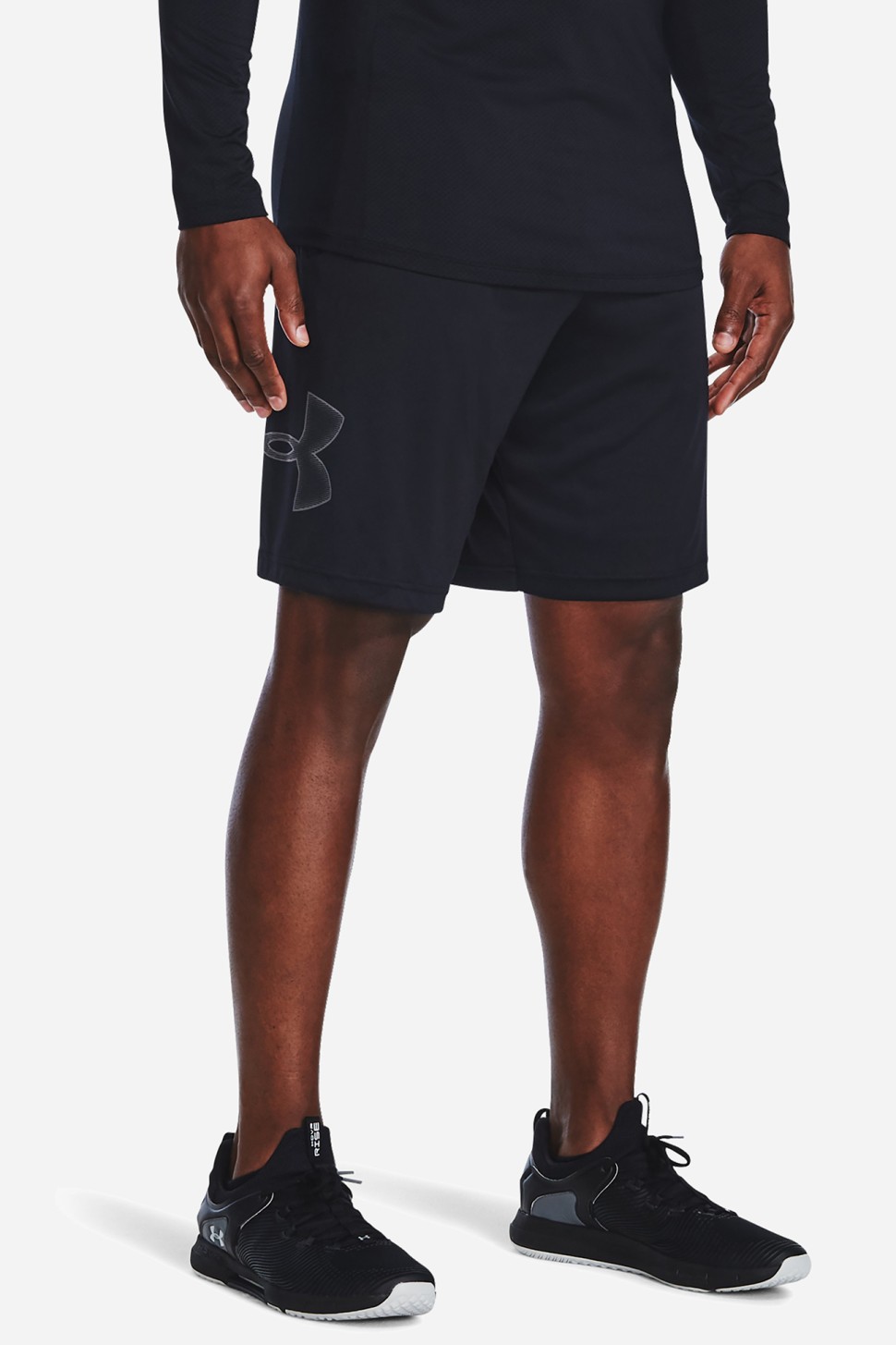 Шорти чоловічі Under Armour UA TECH GRAPHIC SHORT чорні 1306443-001 — фото 2