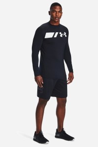Шорти чоловічі Under Armour UA TECH GRAPHIC SHORT чорні 1306443-001 изображение 4