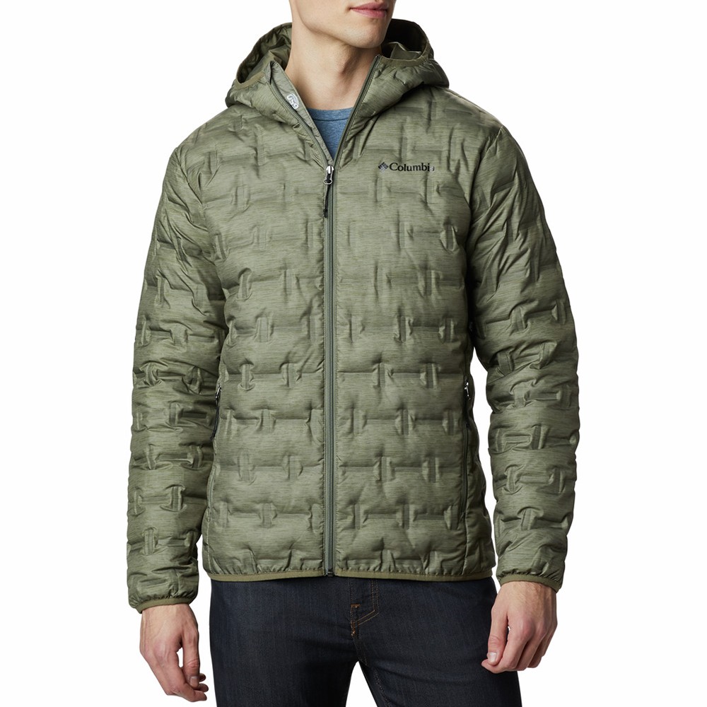 Куртка чоловіча Columbia Delta Ridge™ Down Hooded Jacket хакі 1875892-397 изображение 1