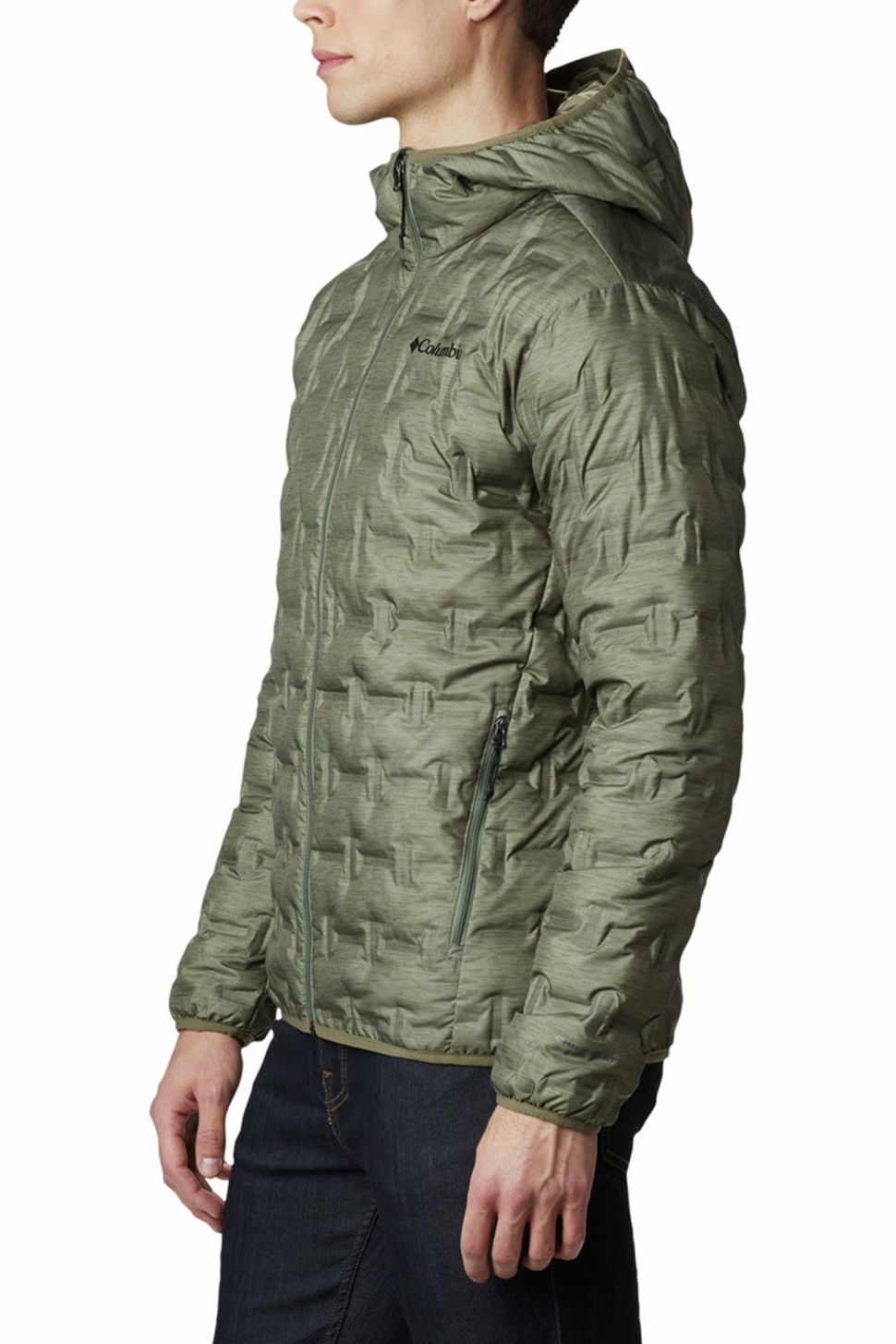Куртка чоловіча Columbia Delta Ridge™ Down Hooded Jacket хакі 1875892-397 — фото 2