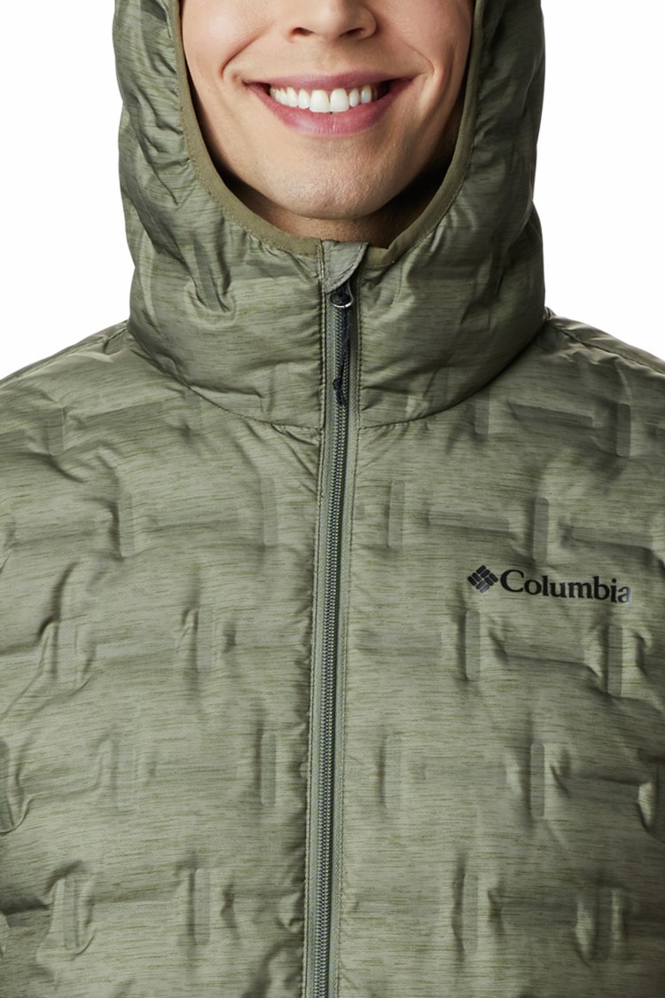Куртка мужская Columbia Delta Ridge™ Down Hooded Jacket хаки 1875892-397 изображение 3