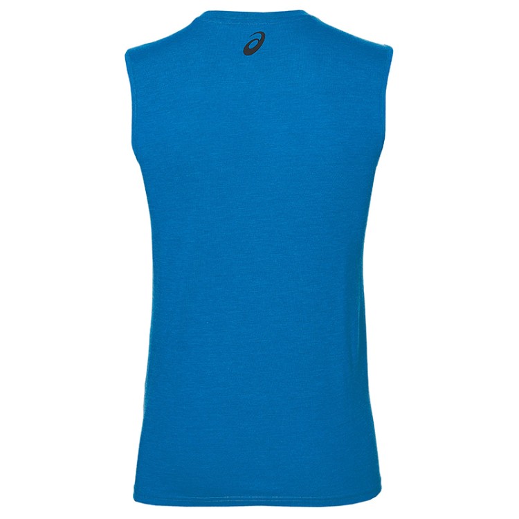 Майка мужская Asics Sleeveless Top голубая 141098-8169 изображение 2