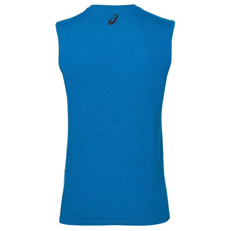 Майка мужская Asics Sleeveless Top голубая 141098-8169 изображение 2