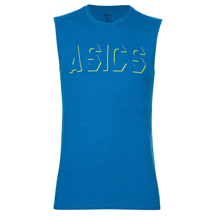 Майка мужская Asics Sleeveless Top голубая 141098-8169 изображение 1