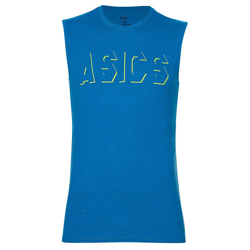 Майка мужская Asics Sleeveless Top голубая 141098-8169 изображение 1