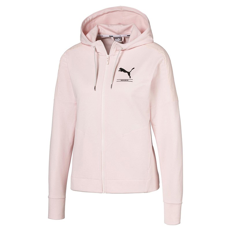 Толстовка женская Puma NU-TILITY розовая 58138017 изображение 1