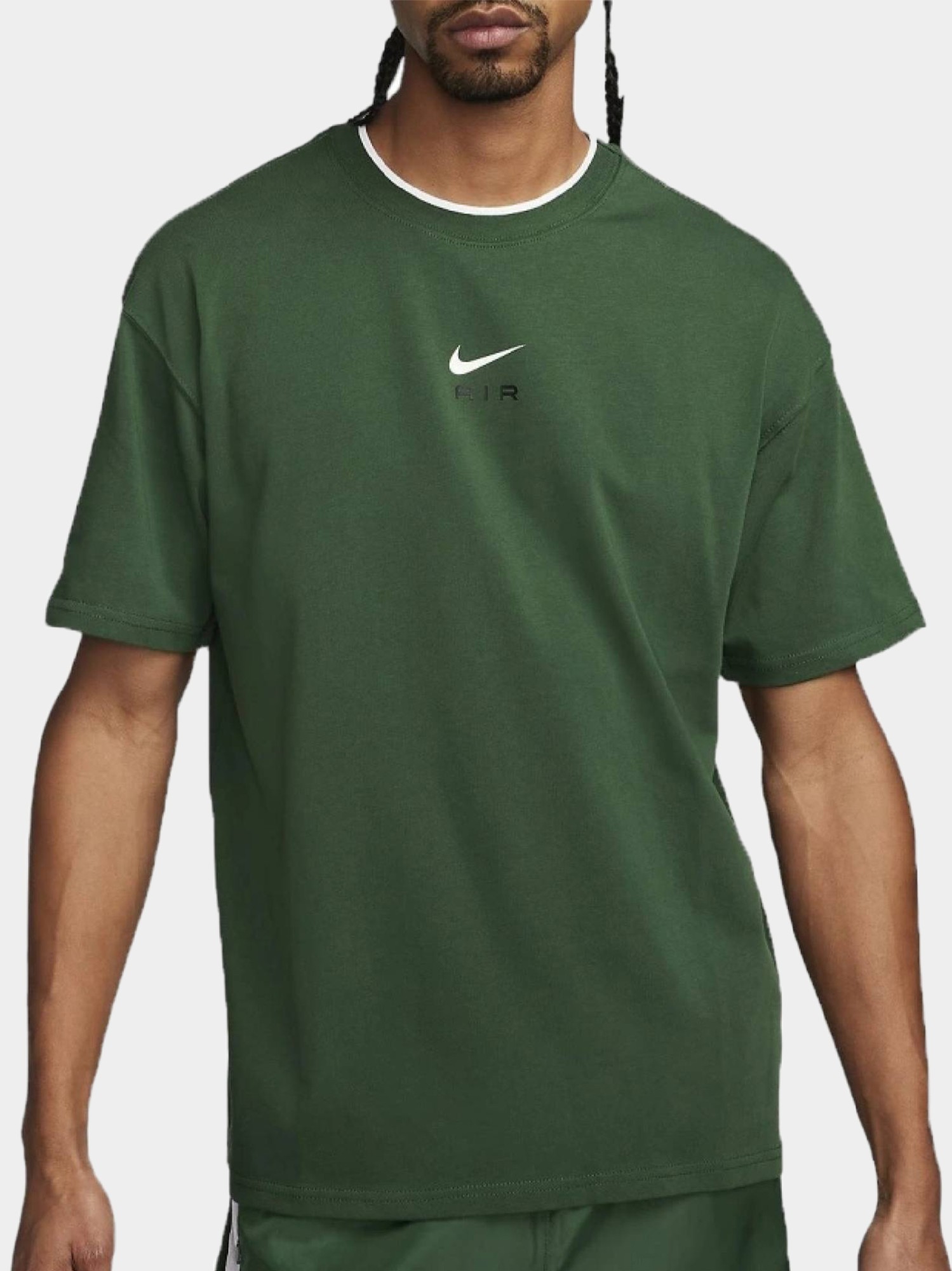 Футболка мужская Nike M NSW SW AIR L FIT TEE зеленая FN7723-323 изображение 2