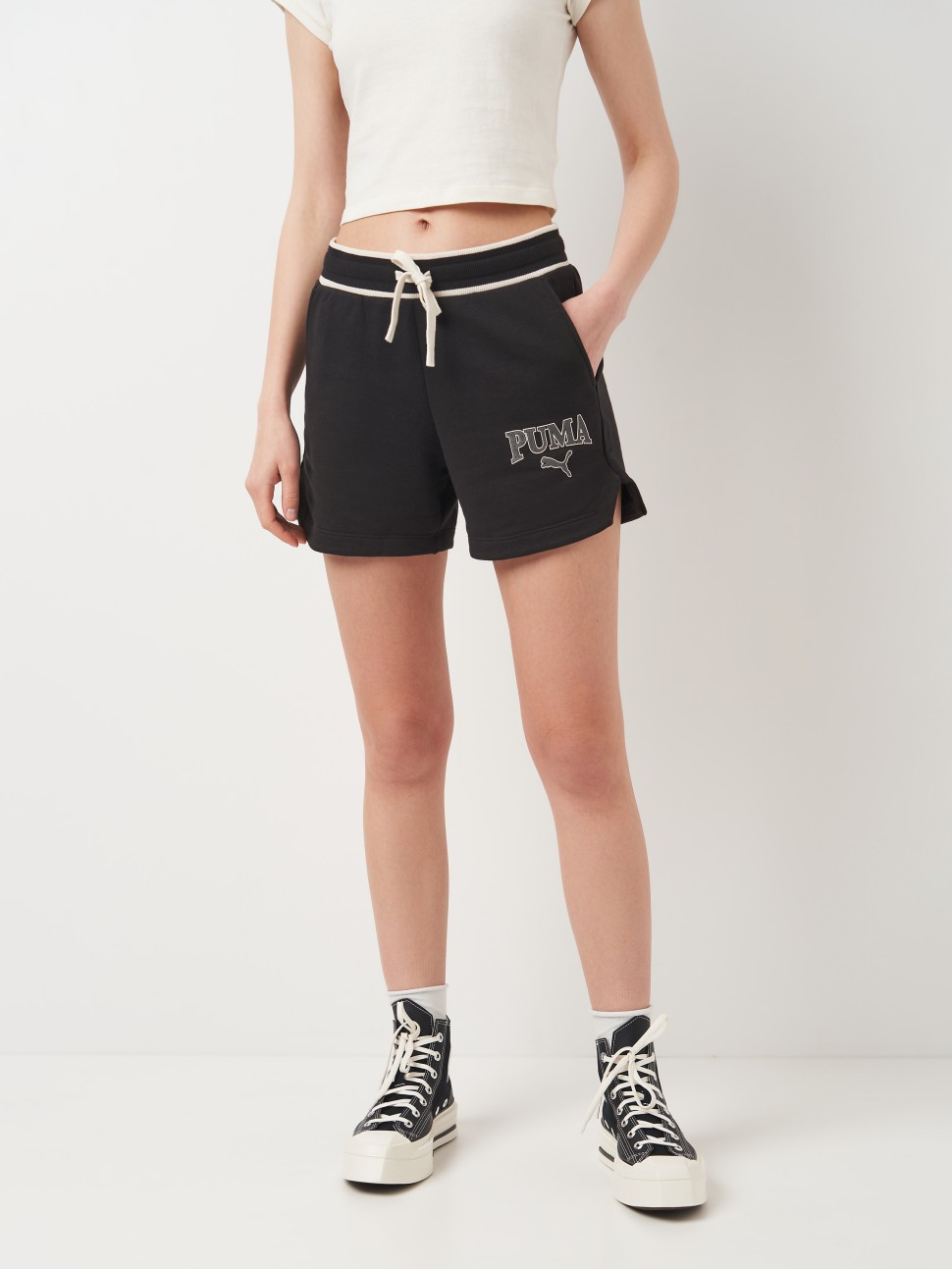 Шорти жіночі Puma SQUAD 5" Shorts TR чорні 67870401 — фото 2