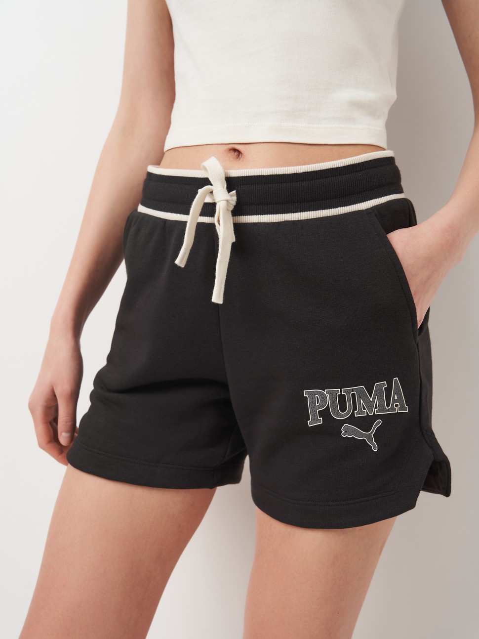 Шорти жіночі Puma SQUAD 5" Shorts TR чорні 67870401 — фото 4