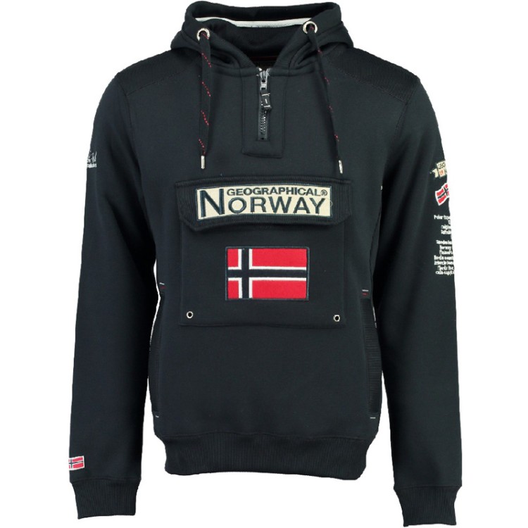 Толстовка мужская Geographical Norway синяя SR494H-450 изображение 1