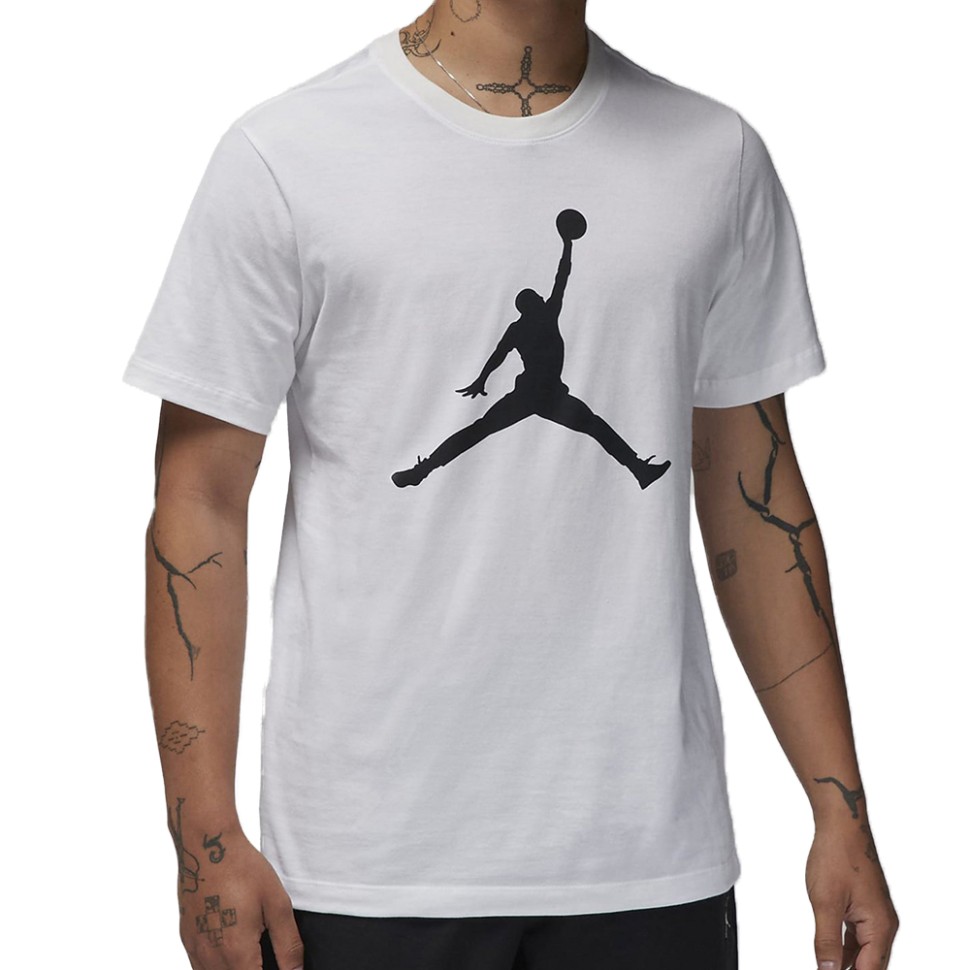 Футболка чоловіча Nike M J JUMPMAN SS CREW біла CJ0921-100 — фото 1