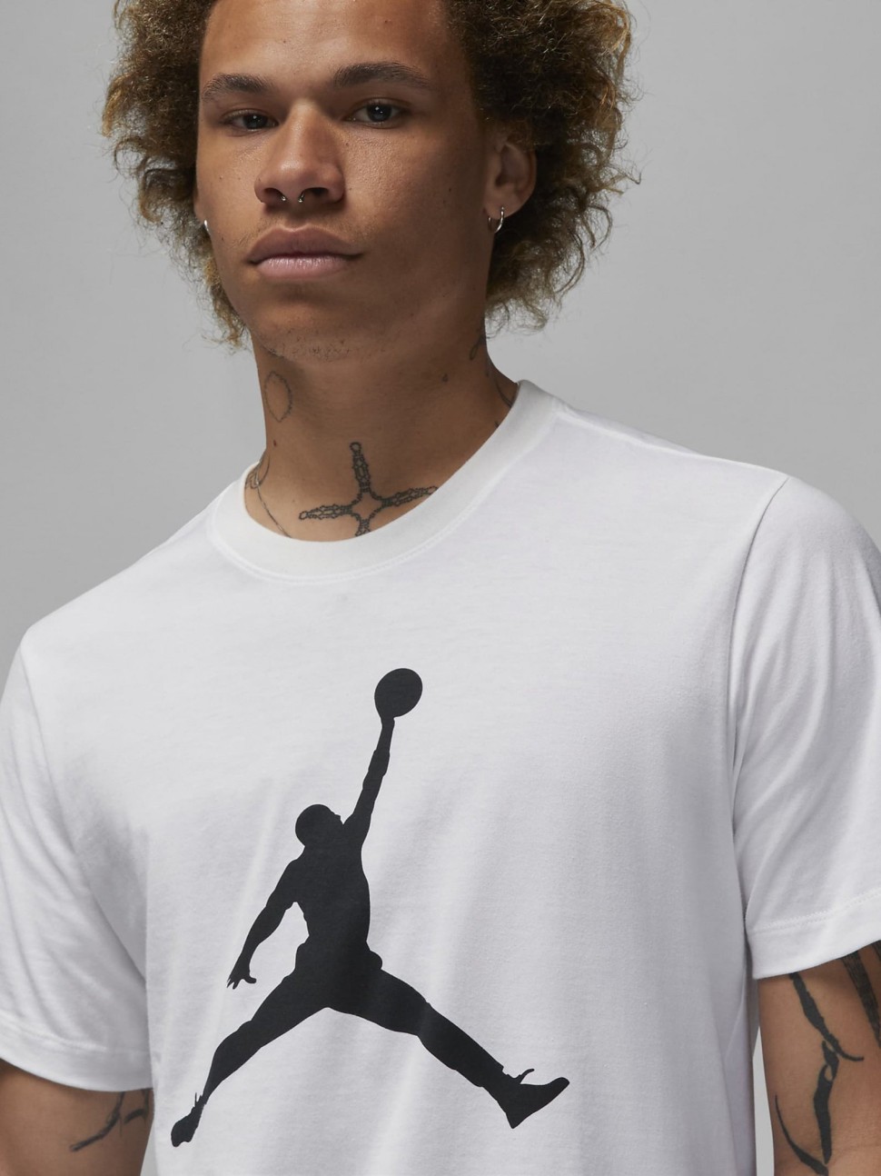 Футболка чоловіча Nike M J JUMPMAN SS CREW біла CJ0921-100 — фото 4