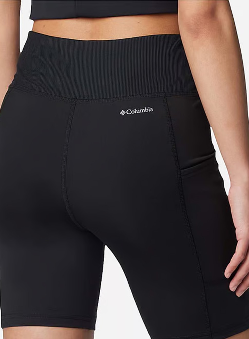 Шорти жіночі Columbia BOUNDLESS TREK™ 1/2 TIGHT чорні 2074471-010 — фото 4