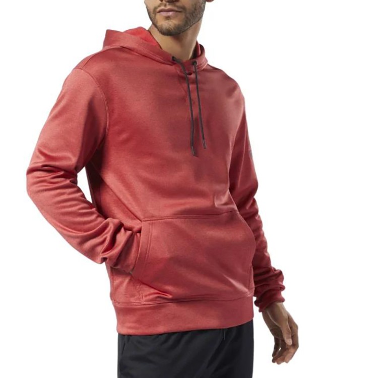 Толстовка чоловіча Reebok Workout Ready Thermowarm червона EJ8760  изображение 3