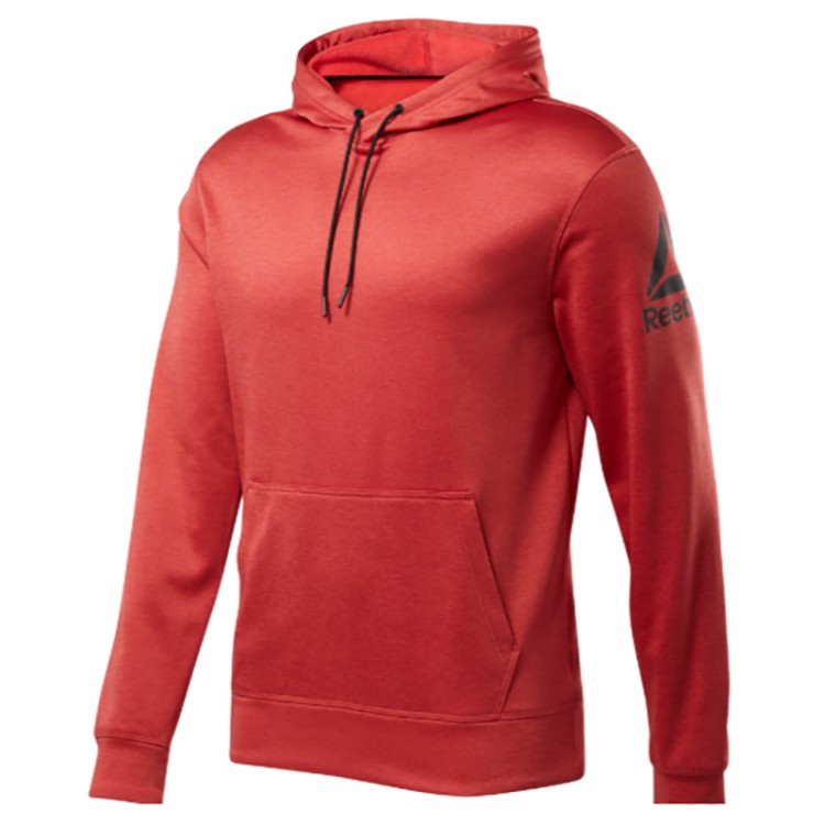 Толстовка чоловіча Reebok Workout Ready Thermowarm червона EJ8760  изображение 1