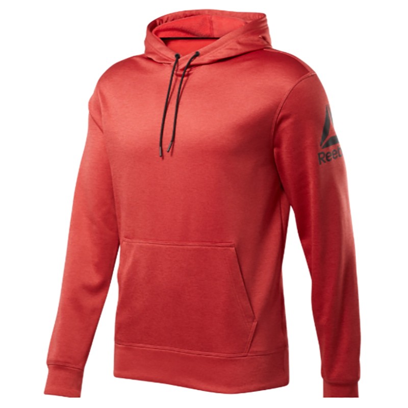 Толстовка чоловіча Reebok Workout Ready Thermowarm червона EJ8760  изображение 1