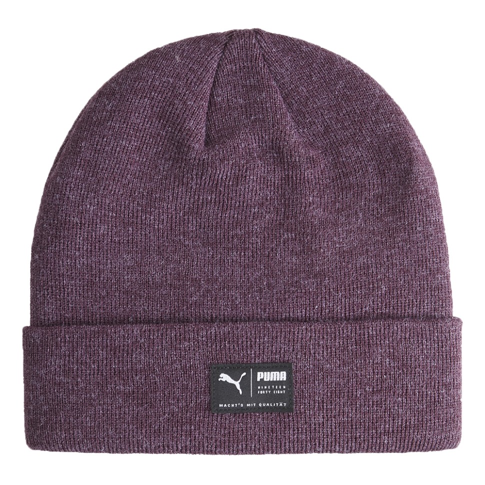 Шапка Puma ARCHIVE heather beanie фіолетова 02173928 — фото 1