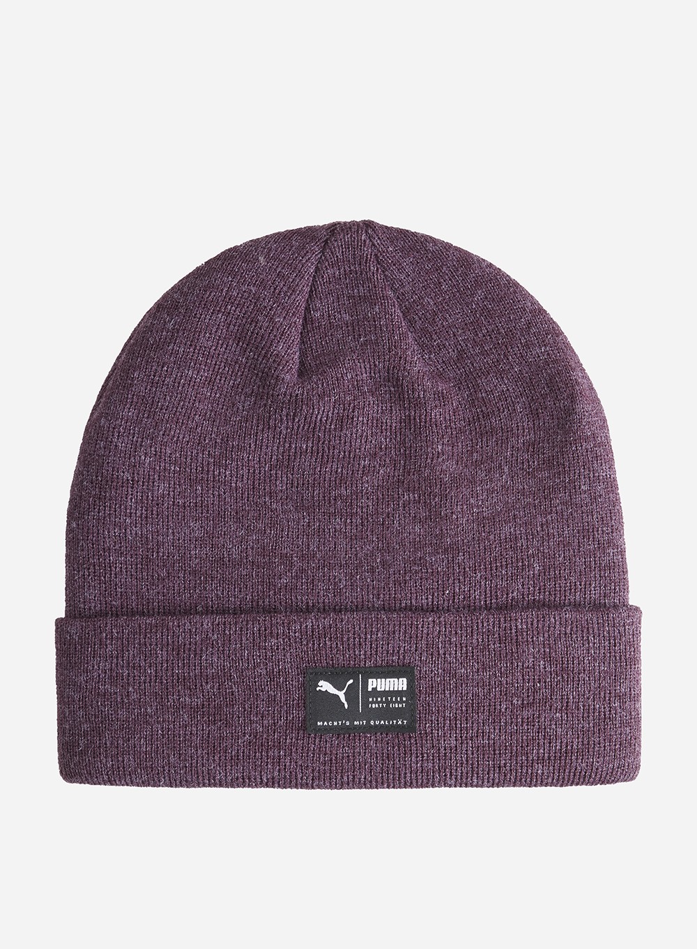 Шапка  Puma ARCHIVE heather beanie фиолетовая 02173928 изображение 2