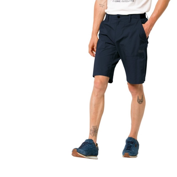 Шорти чоловічі Jack Wolfskin TANAMI SHORT M сині 1505901-1010 изображение 3