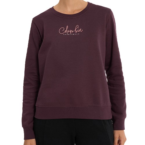 Джемпер женский Columbia Beaumount™ Graphic Crew бордовый 2126411-607 изображение 1