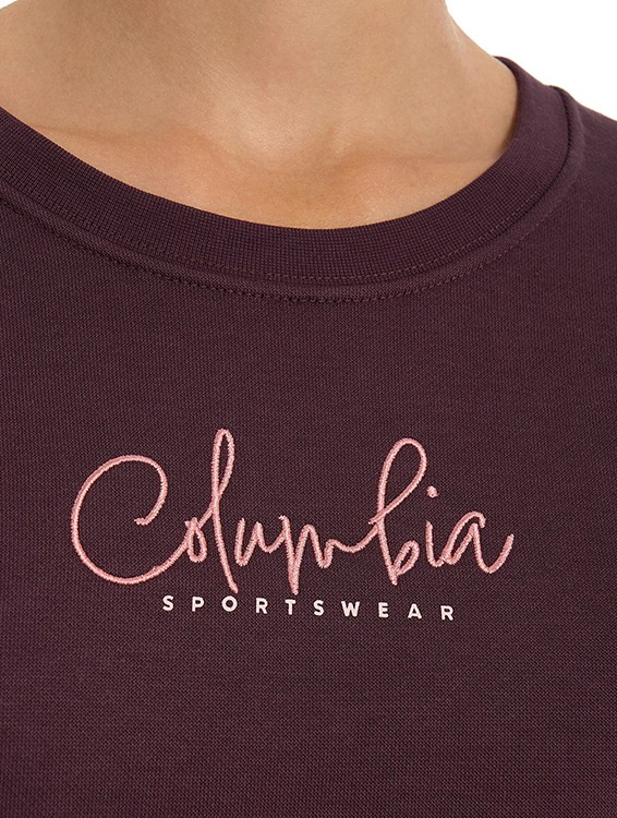 Джемпер женский Columbia Beaumount™ Graphic Crew бордовый 2126411-607 изображение 6